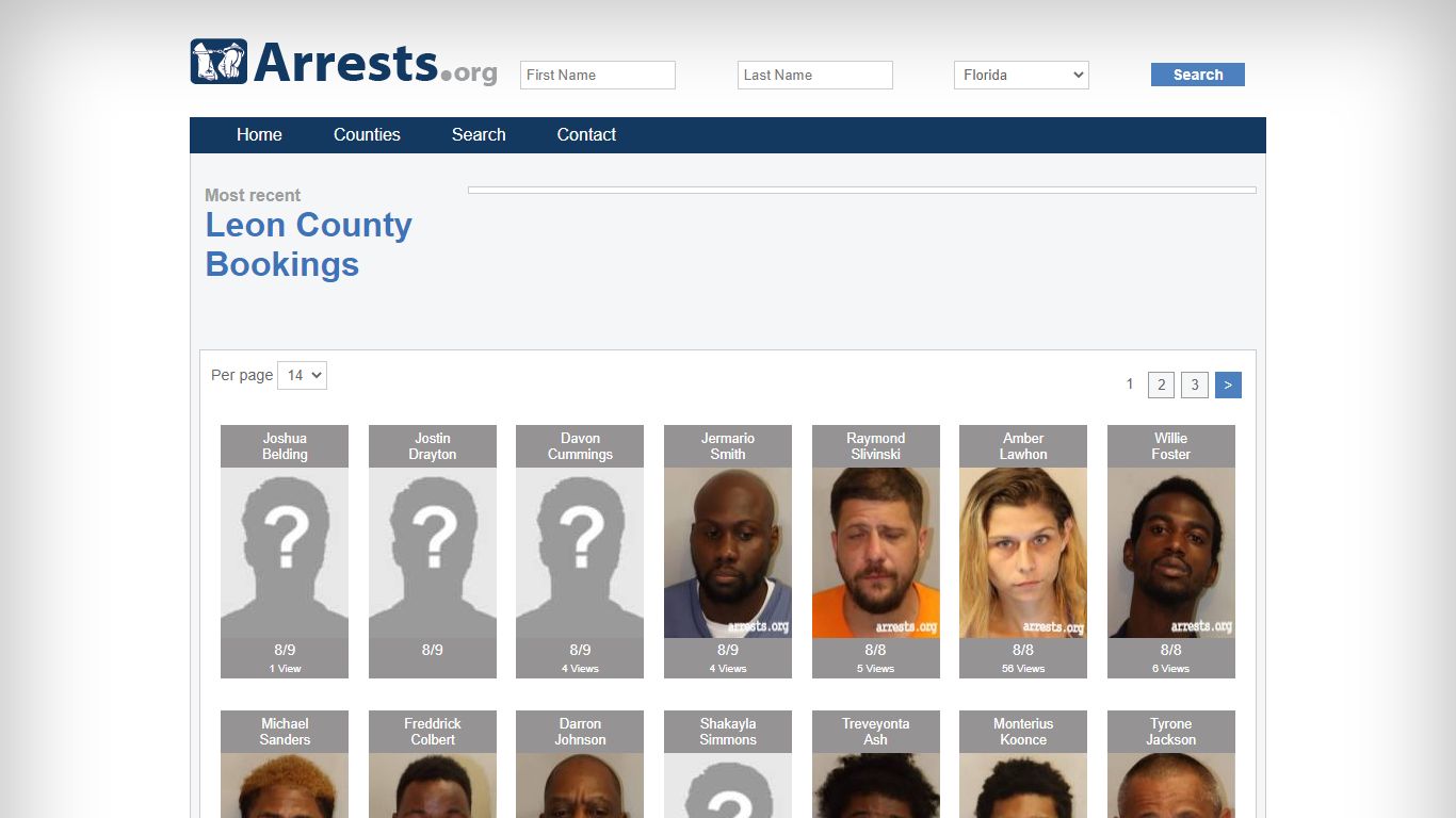 Leon County Arrests and Inmate Search